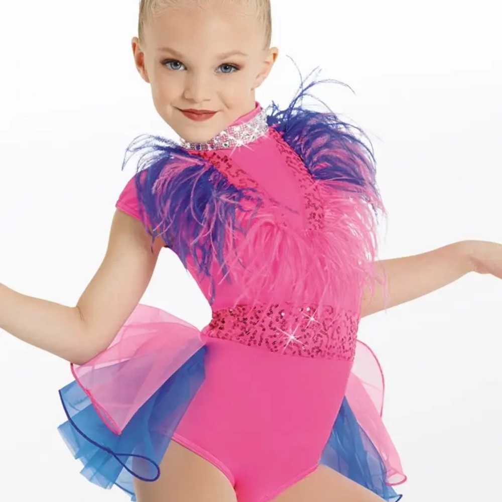 WEISSMAN Costume sassy pink feathers I Knew You Were Trouble 11869 SC size 6